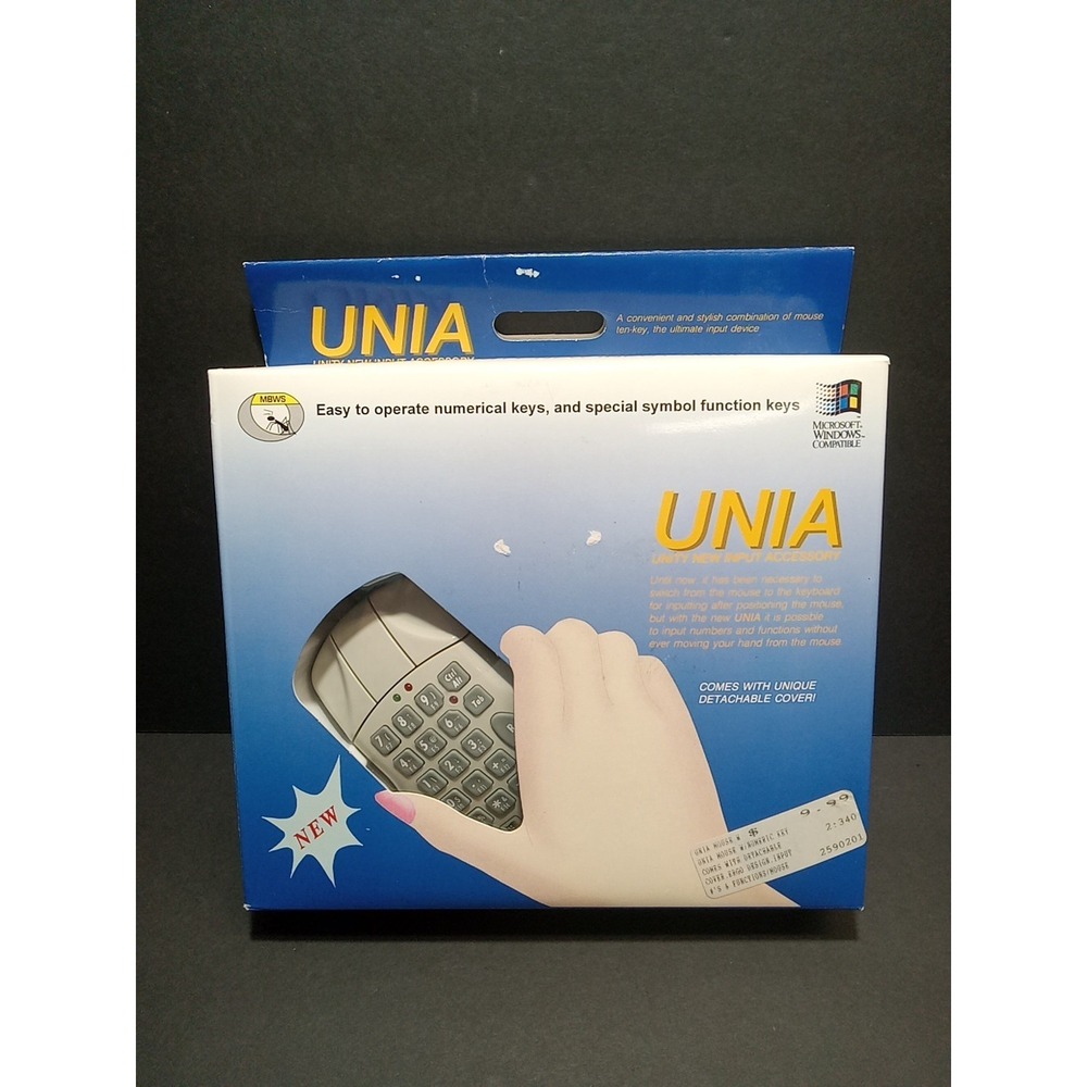 UNIA Unity New Input Accessory Mouse Microsoft Windows Vector MBWS Vintage 1995